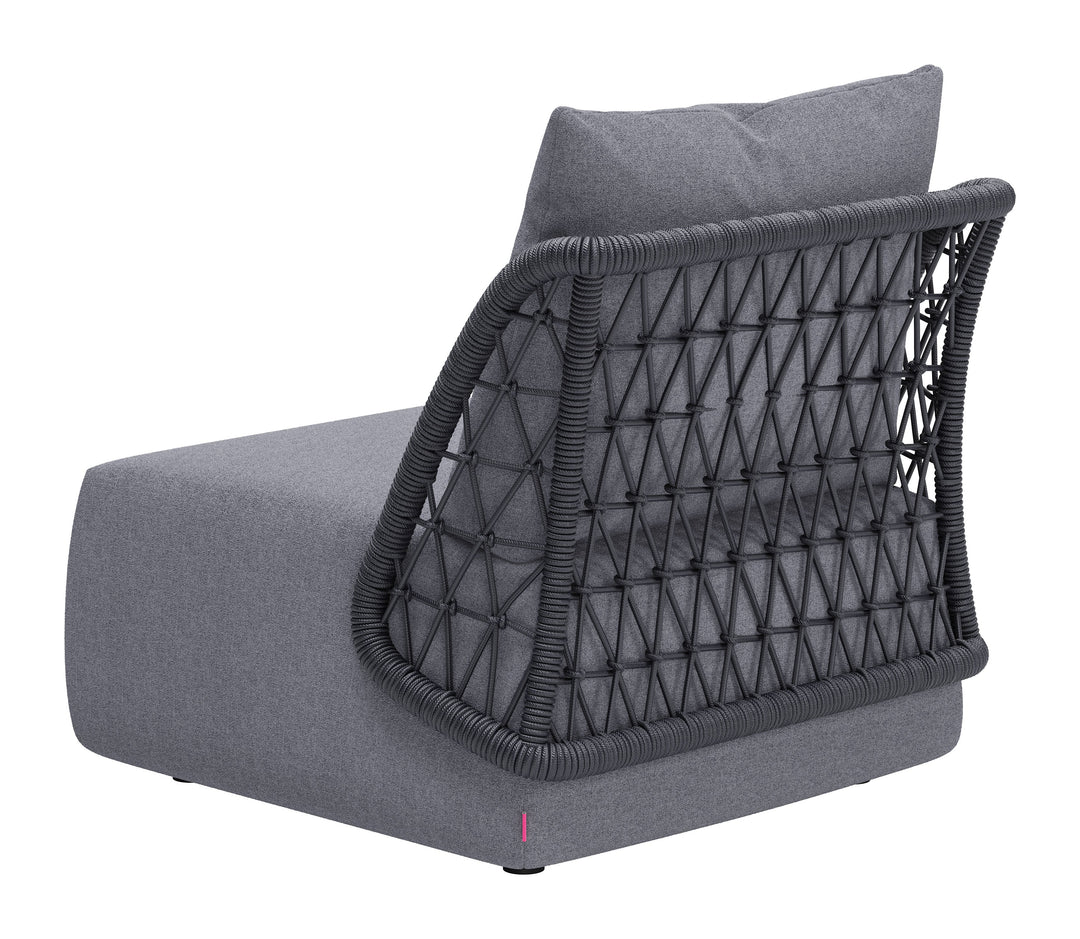 Z704024-ZUO-Mekan Accent Chair Gray-Pangaea Patio