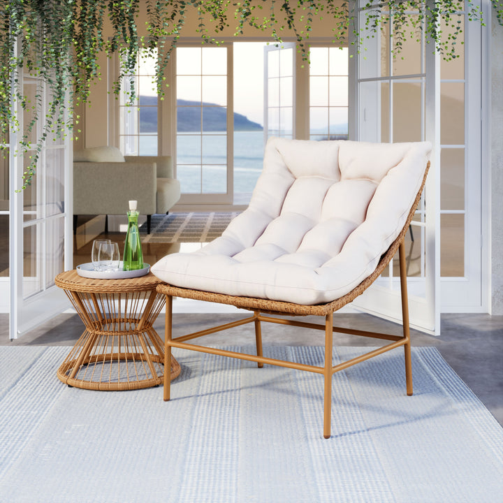 Z703972-ZUO-Merilyn Accent Chair Beige & Natural-Pangaea Patio