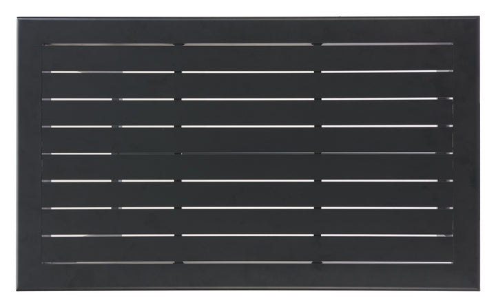 -ZUO-Midnight Wave Bar Table Black-Pangaea Patio