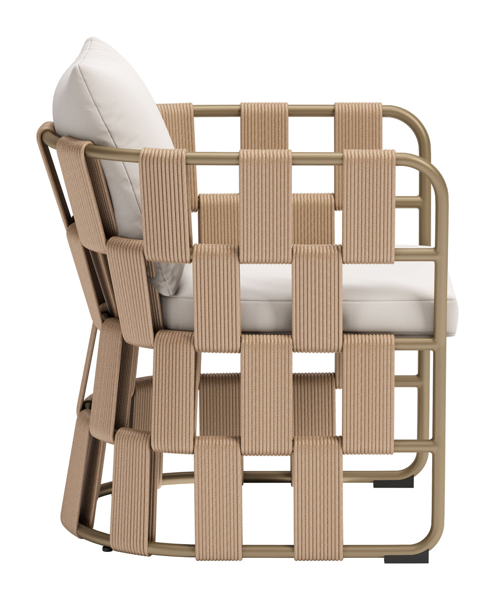 Z704012-ZUO-Quadrat Dining Chair White-Pangaea Patio