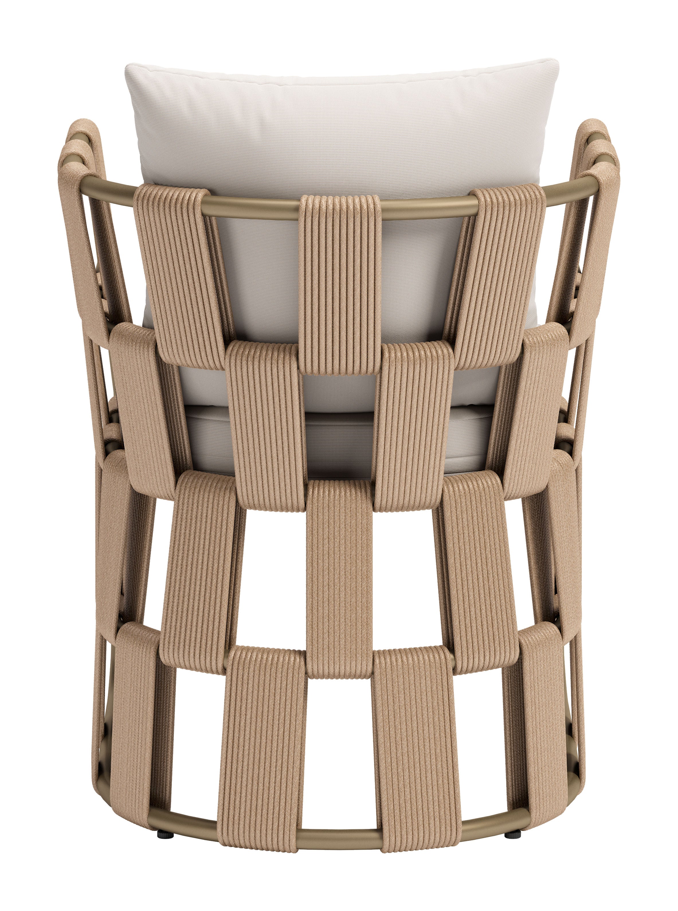 -ZUO-Quadrat Dining Chair White-Pangaea Patio