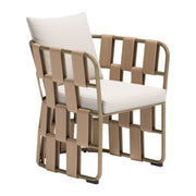 -ZUO-Quadrat Dining Chair White-Pangaea Patio