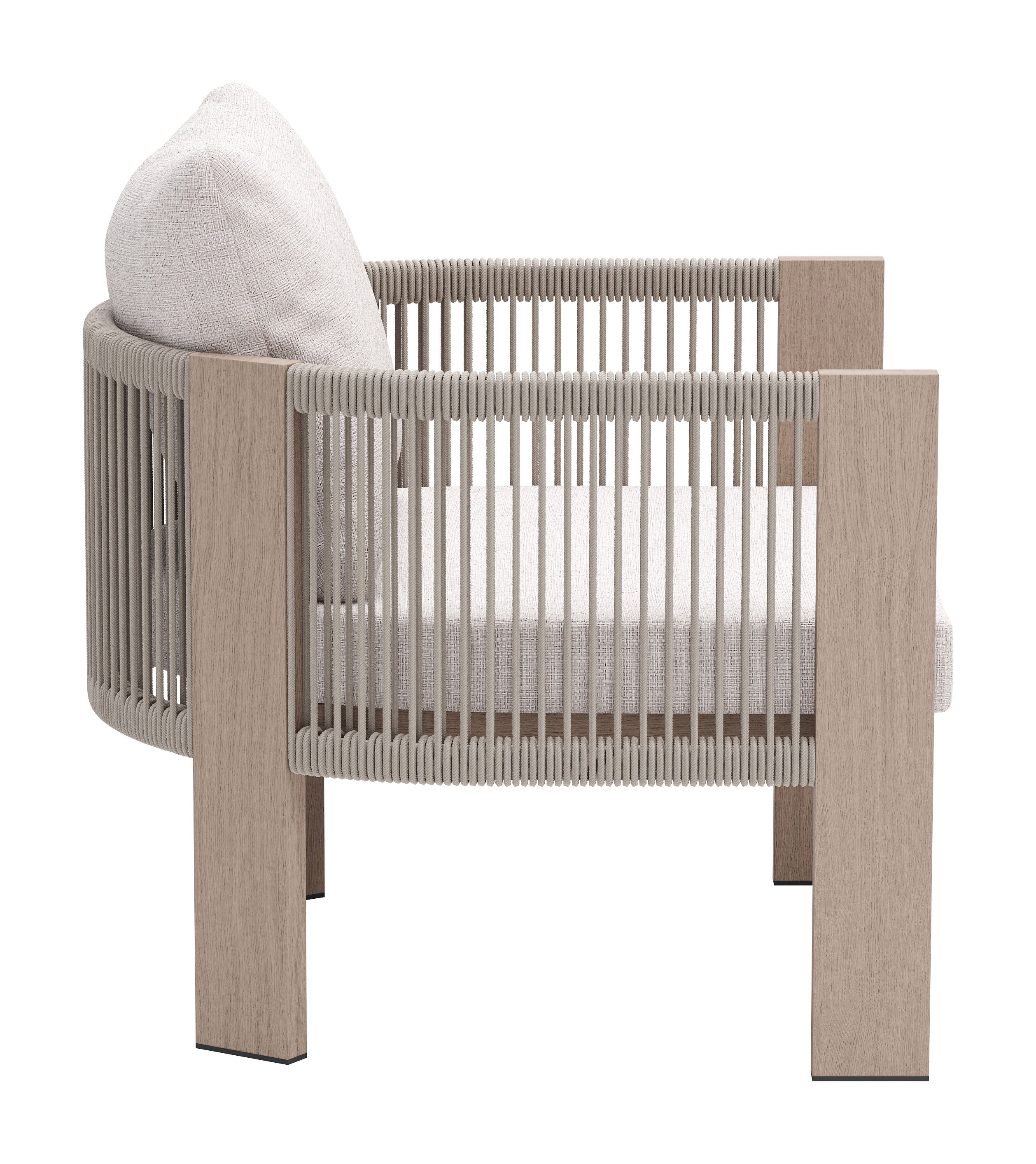 -ZUO-Rebel Accent Chair Beige-Pangaea Patio