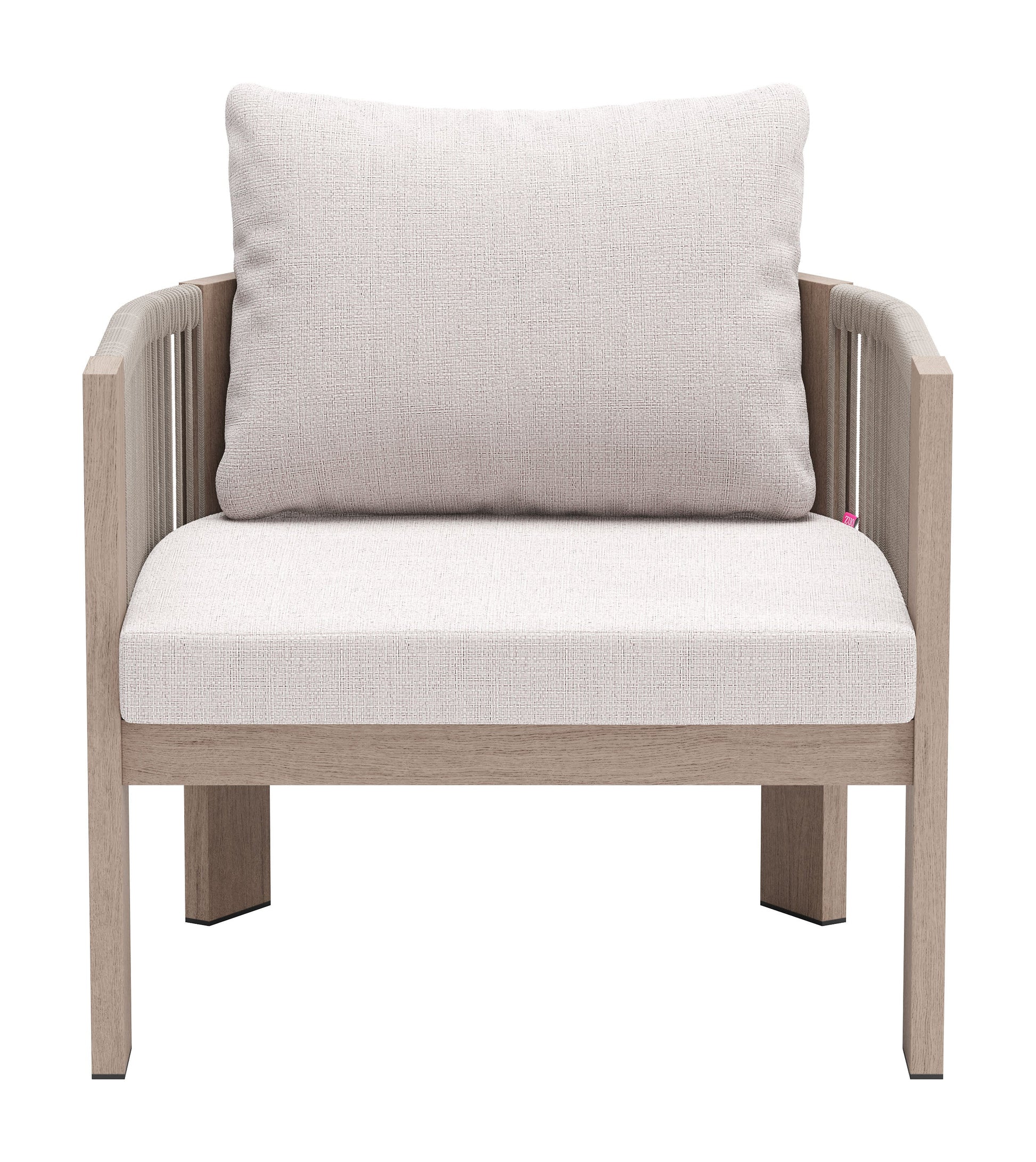 -ZUO-Rebel Accent Chair Beige-Pangaea Patio