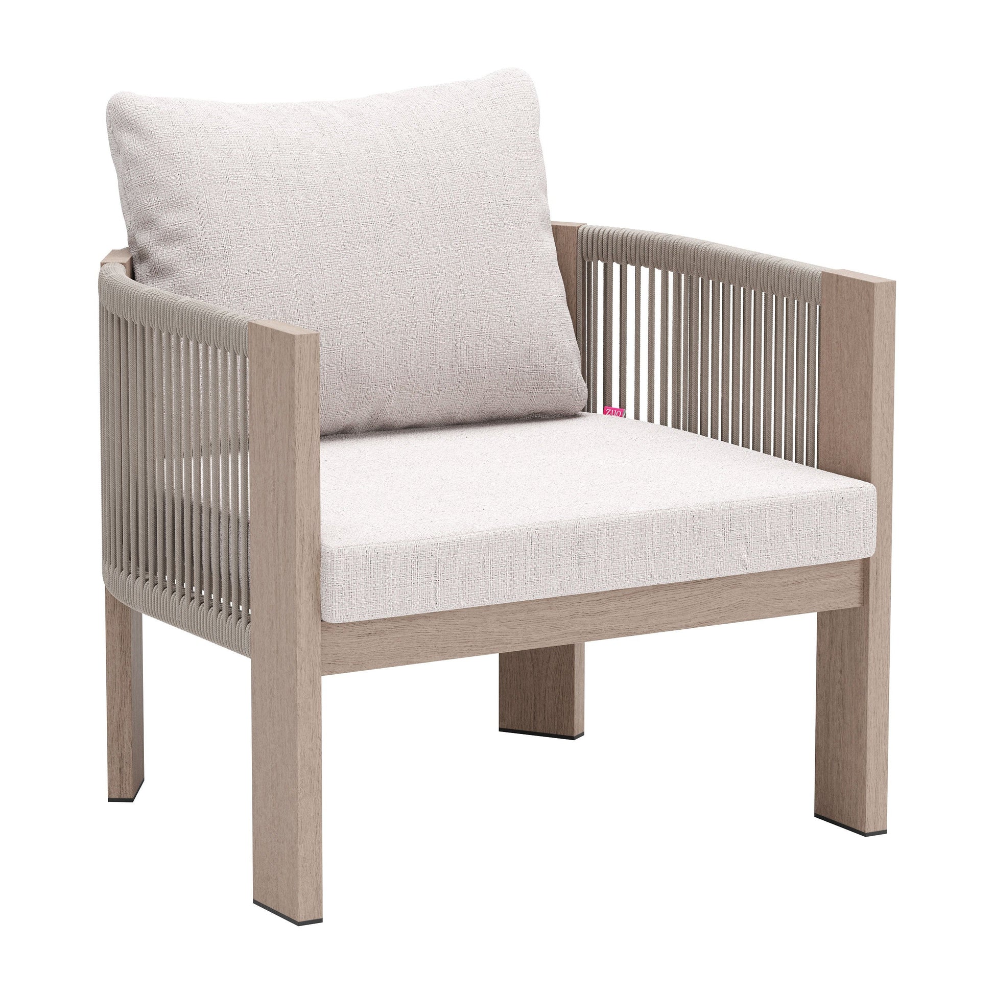 -ZUO-Rebel Accent Chair Beige-Pangaea Patio