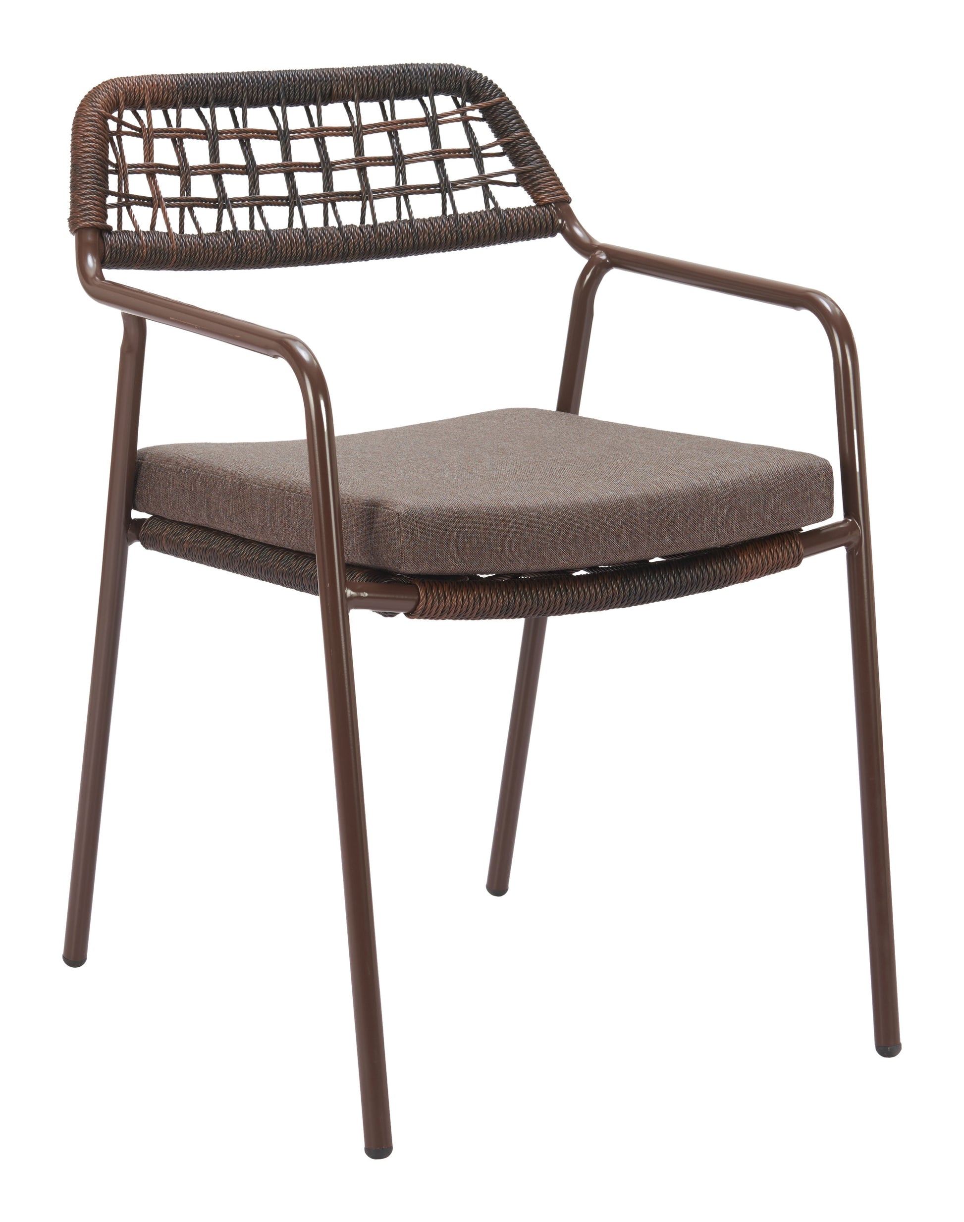 Z704168-ZUO-Rio Dining Chair (Set of 2)-Brown-Pangaea Patio
