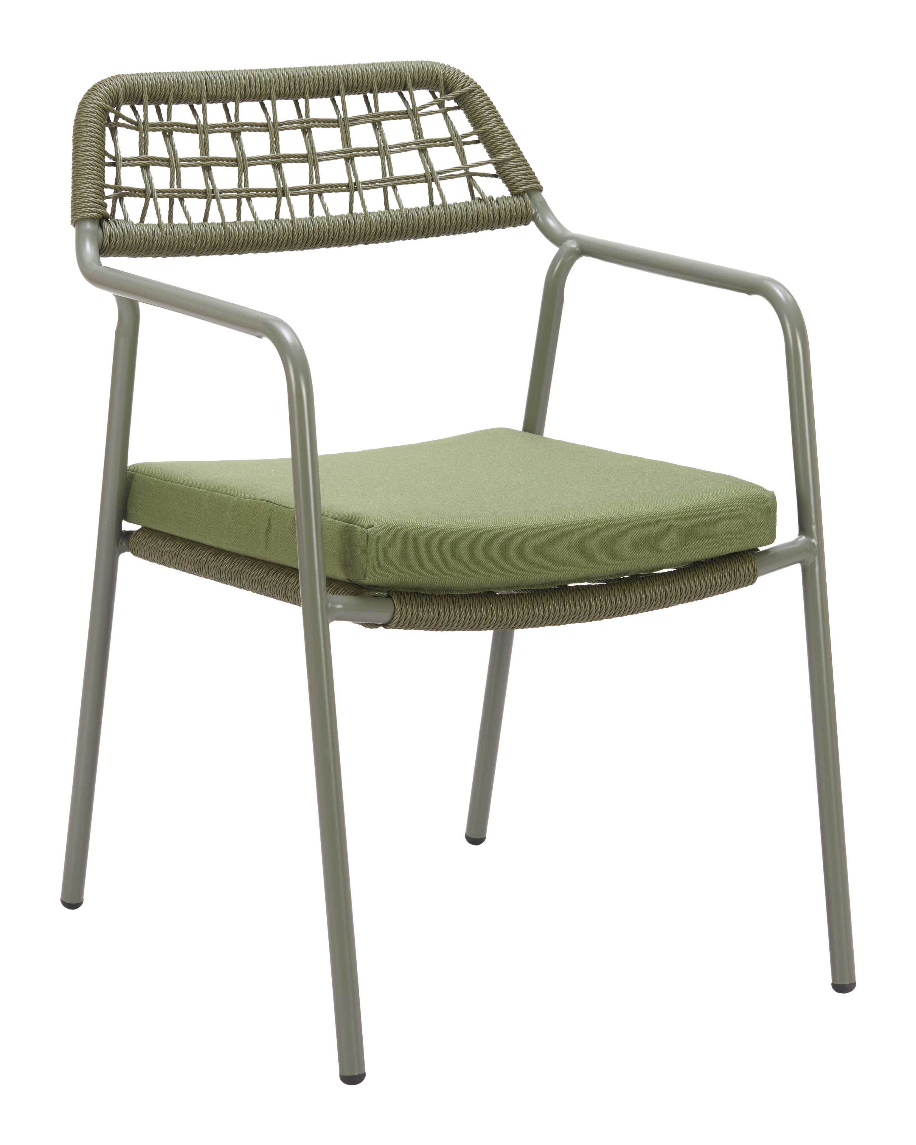 Z704167-ZUO-Rio Dining Chair (Set of 2)-Green-Pangaea Patio