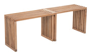 Z704156-ZUO-Riviera Extendable Bench (Set of 2)-Pangaea Patio