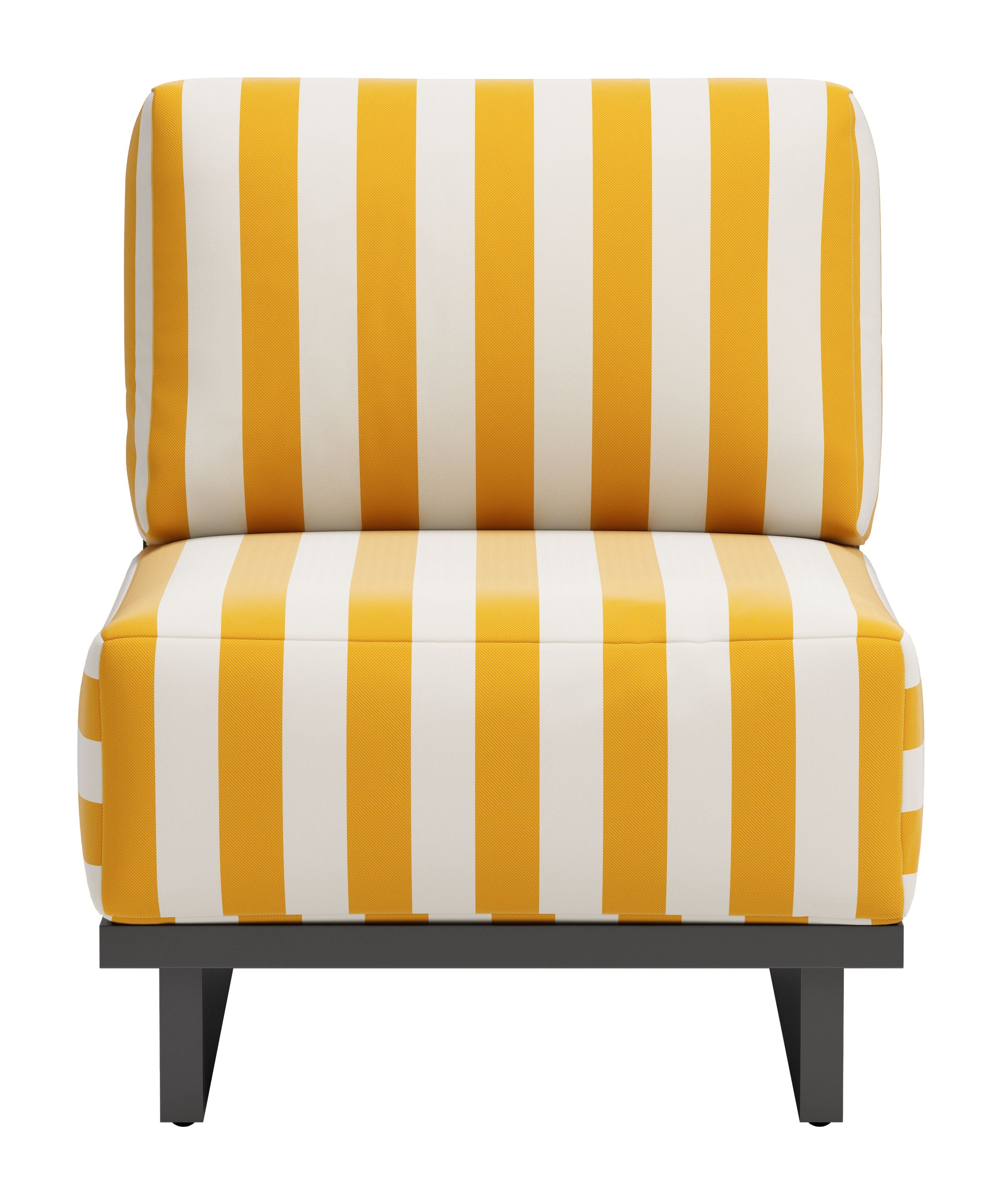 -ZUO-Shoreline Accent Chair Yellow-Pangaea Patio