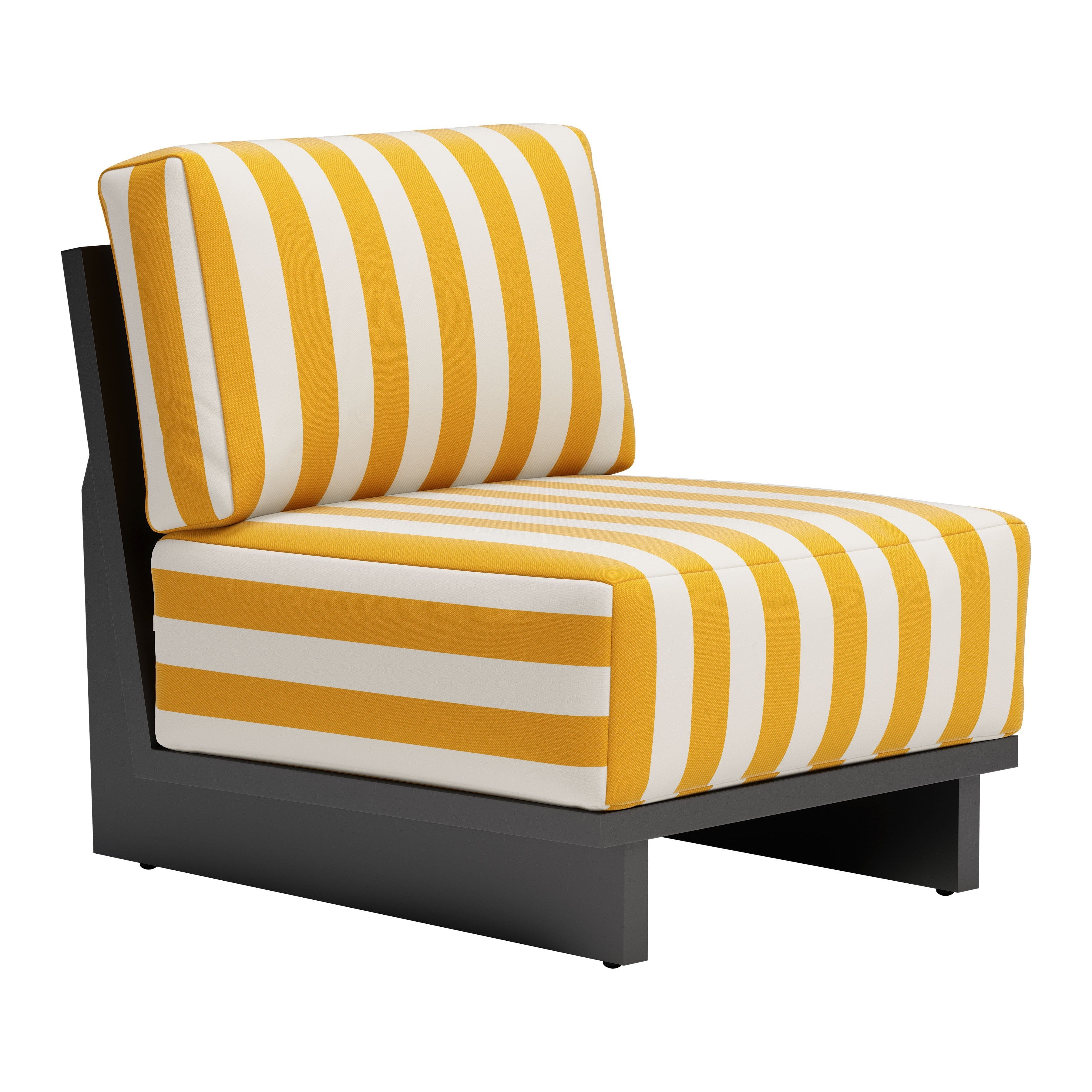 -ZUO-Shoreline Accent Chair Yellow-Pangaea Patio