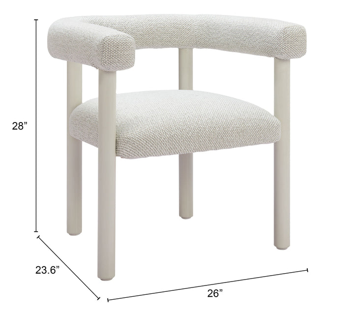 Z704048-ZUO-Sunbath Dining Chair (Set of 2) White-Pangaea Patio