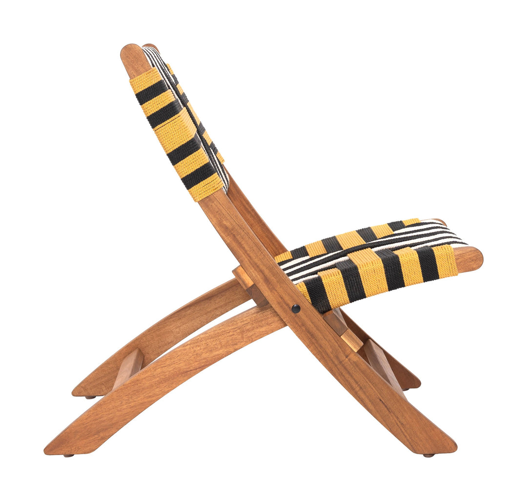 -ZUO-Sunbeam Lounge Chair Multicolor-Pangaea Patio