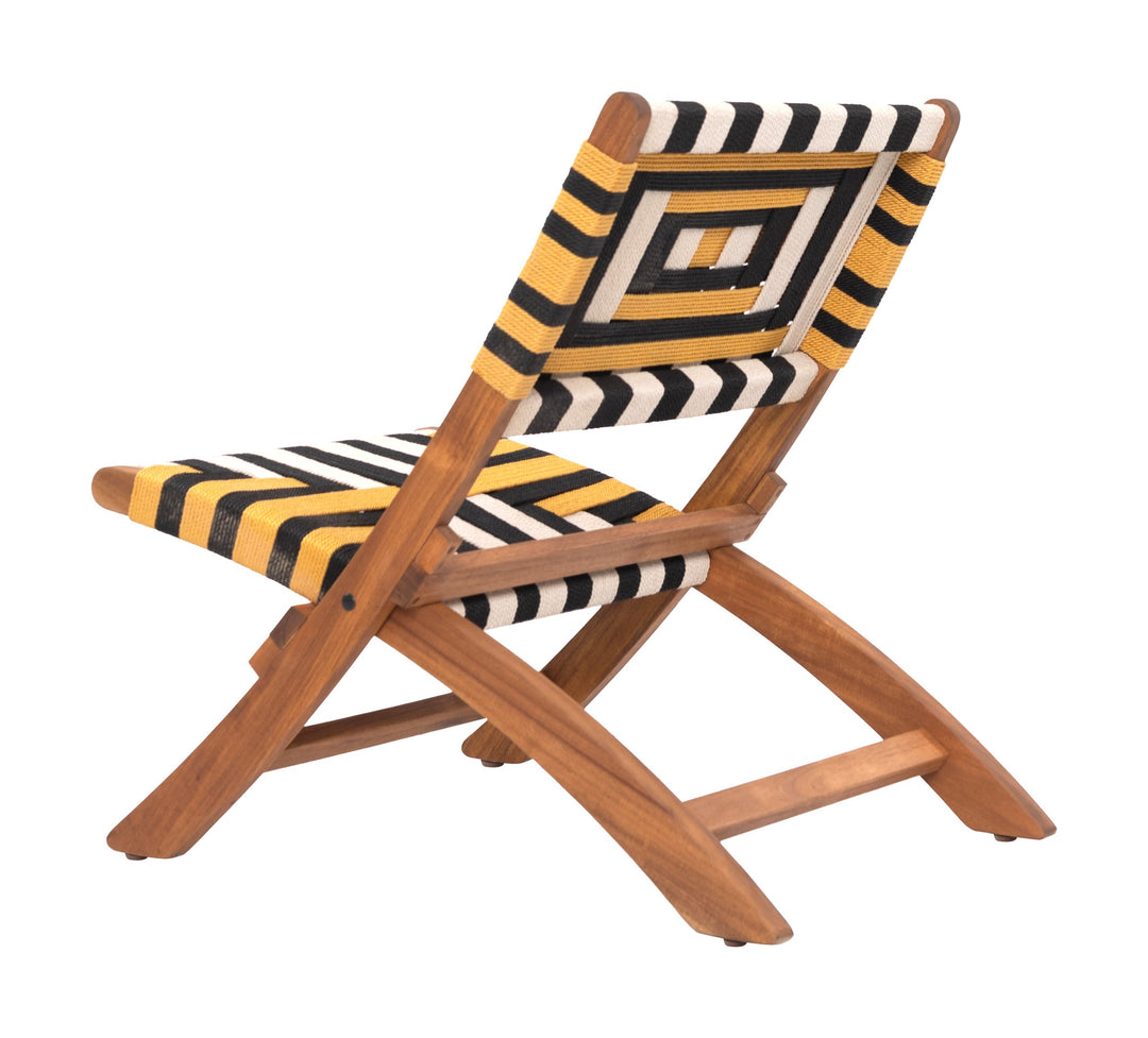 -ZUO-Sunbeam Lounge Chair Multicolor-Pangaea Patio