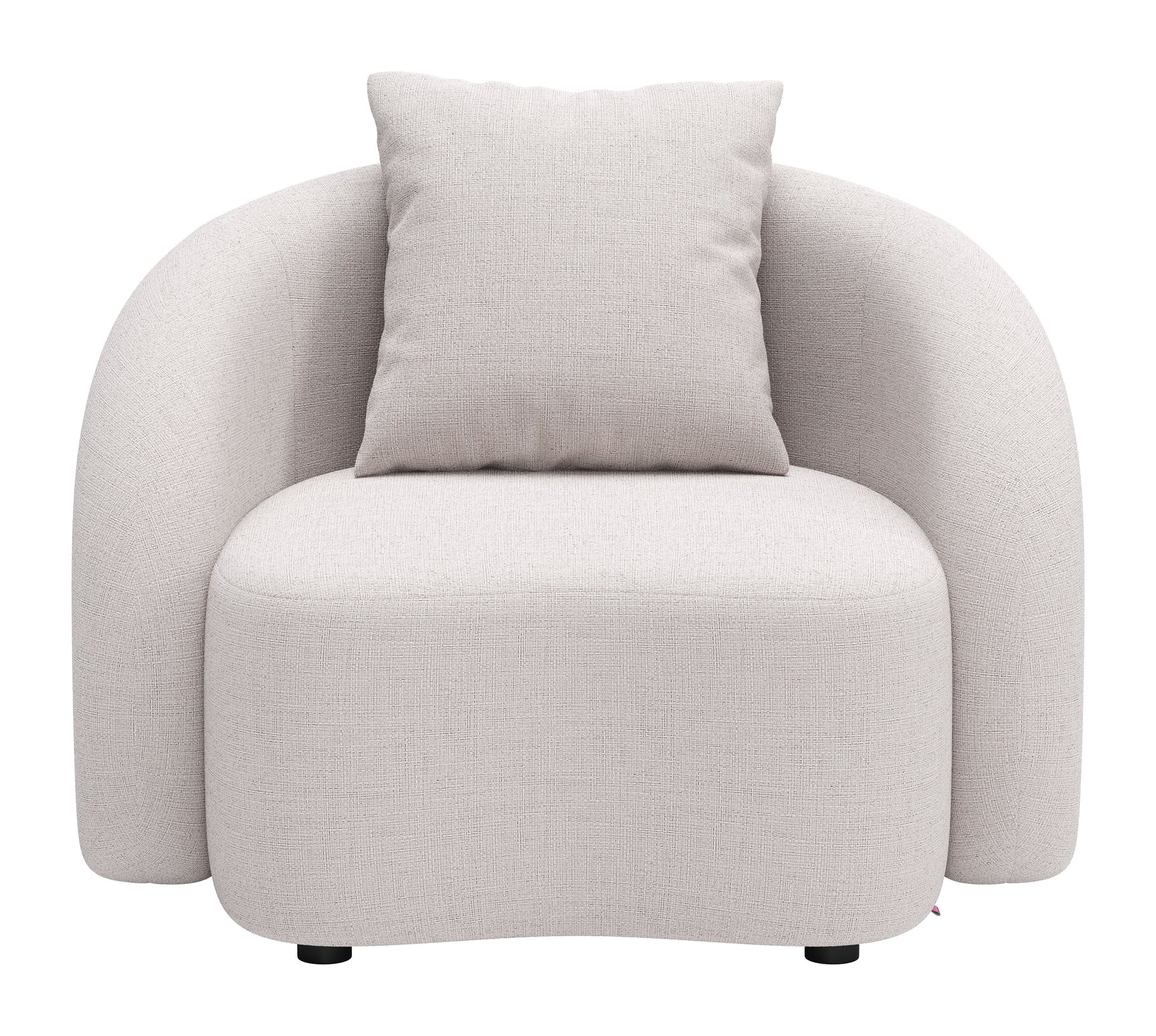 -ZUO-Sunny Isles Accent Chair Beige-Pangaea Patio