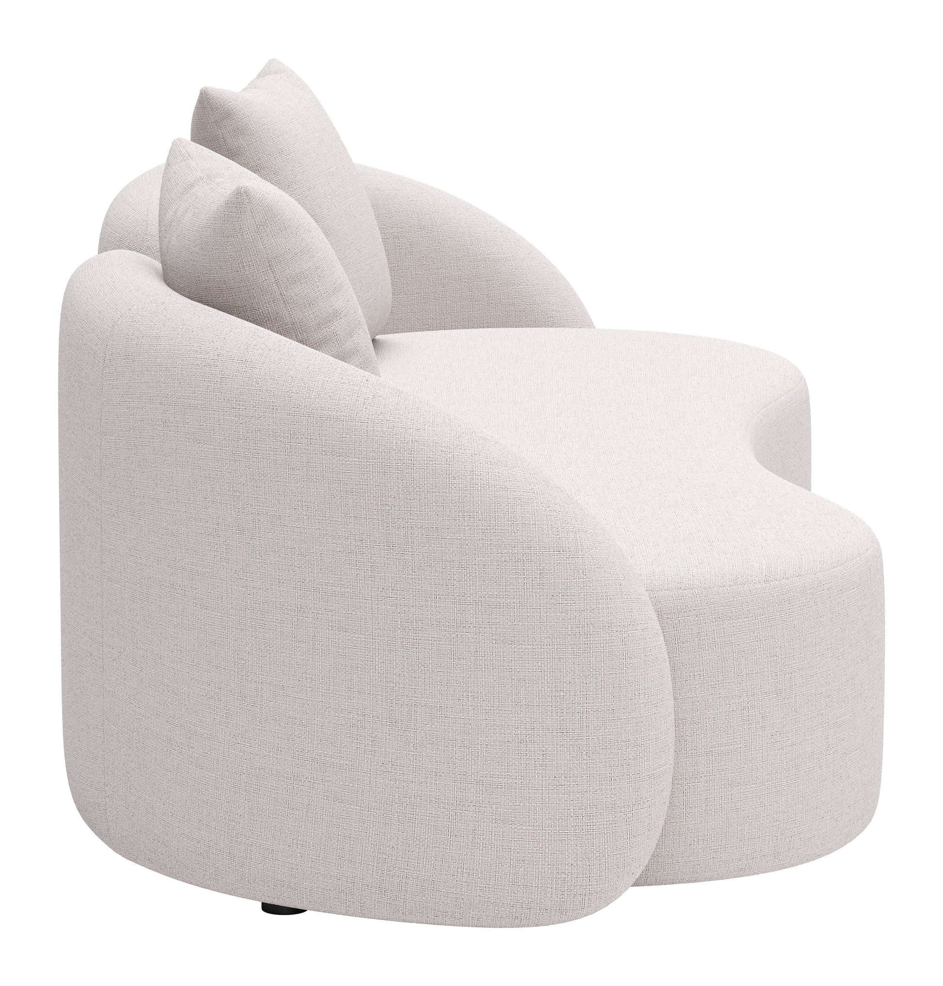 -ZUO-Sunny Isles Loveseat Beige-Pangaea Patio