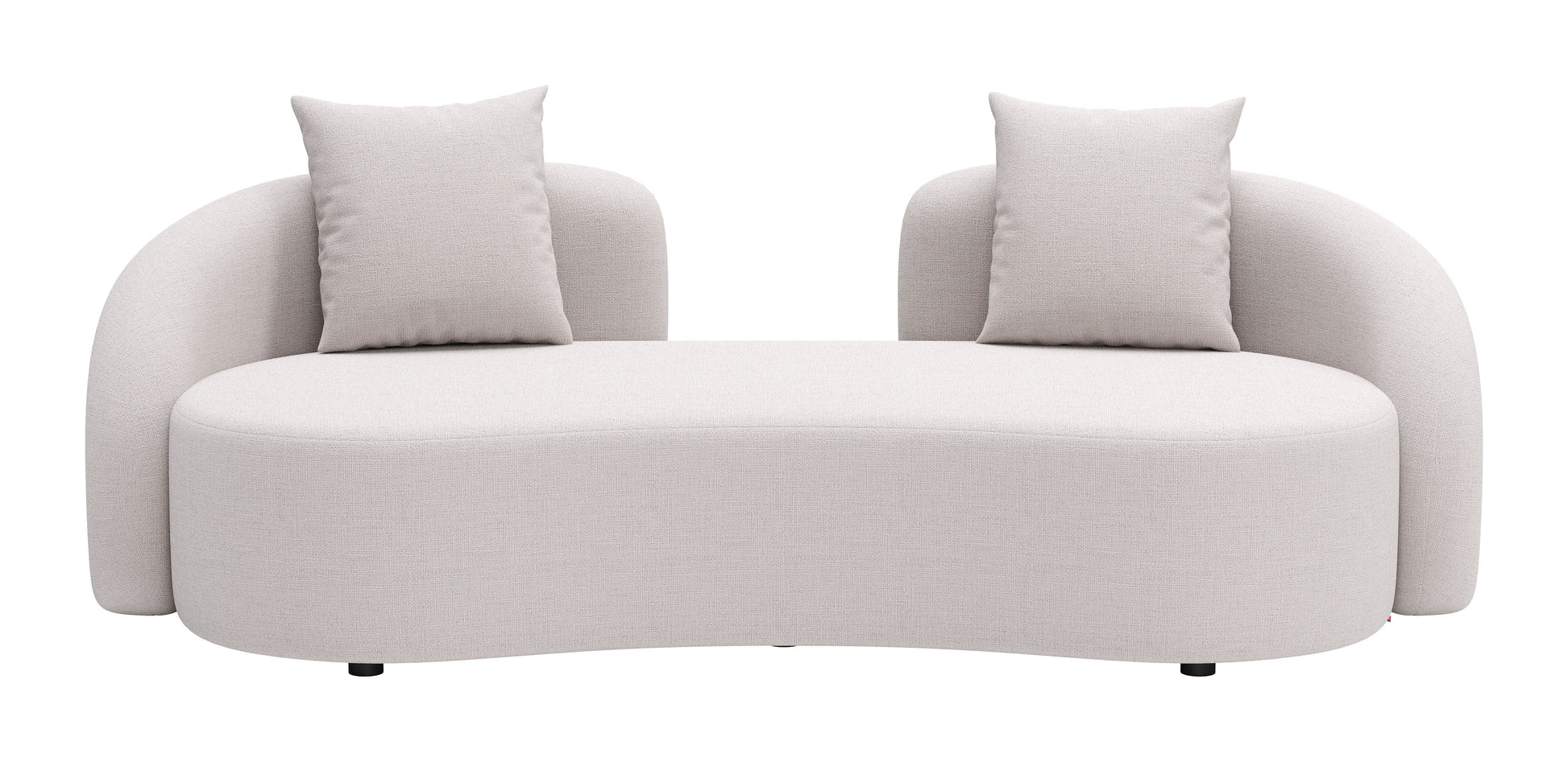 -ZUO-Sunny Isles Loveseat Beige-Pangaea Patio