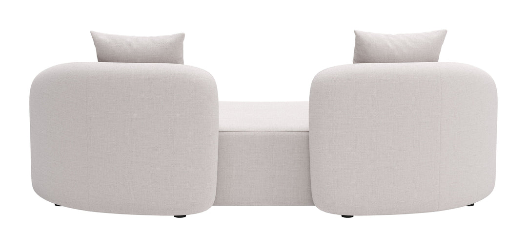 Z704019-ZUO-Sunny Isles Loveseat Beige-Pangaea Patio