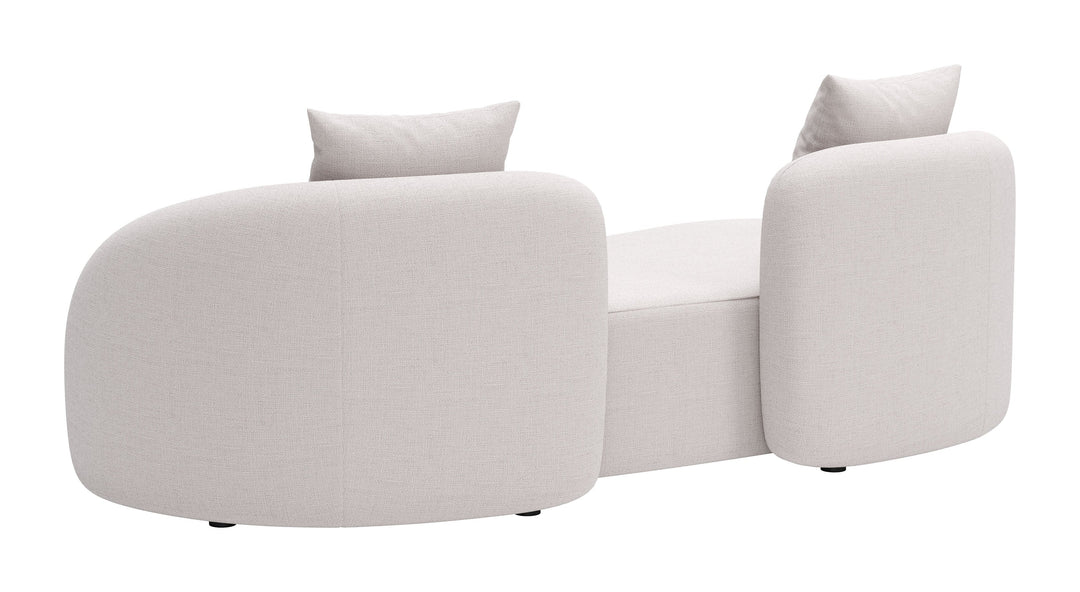 Z704019-ZUO-Sunny Isles Loveseat Beige-Pangaea Patio