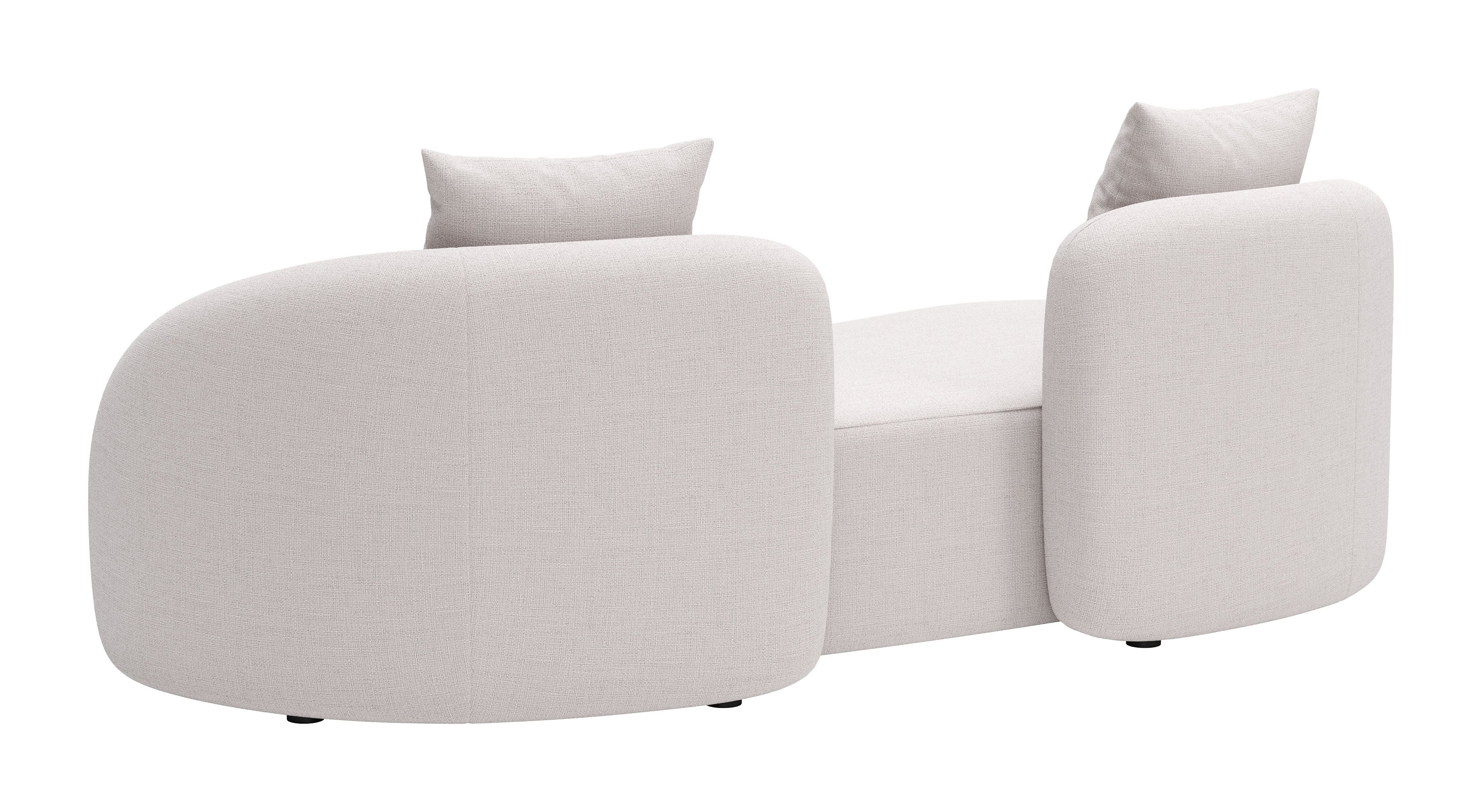 -ZUO-Sunny Isles Loveseat Beige-Pangaea Patio