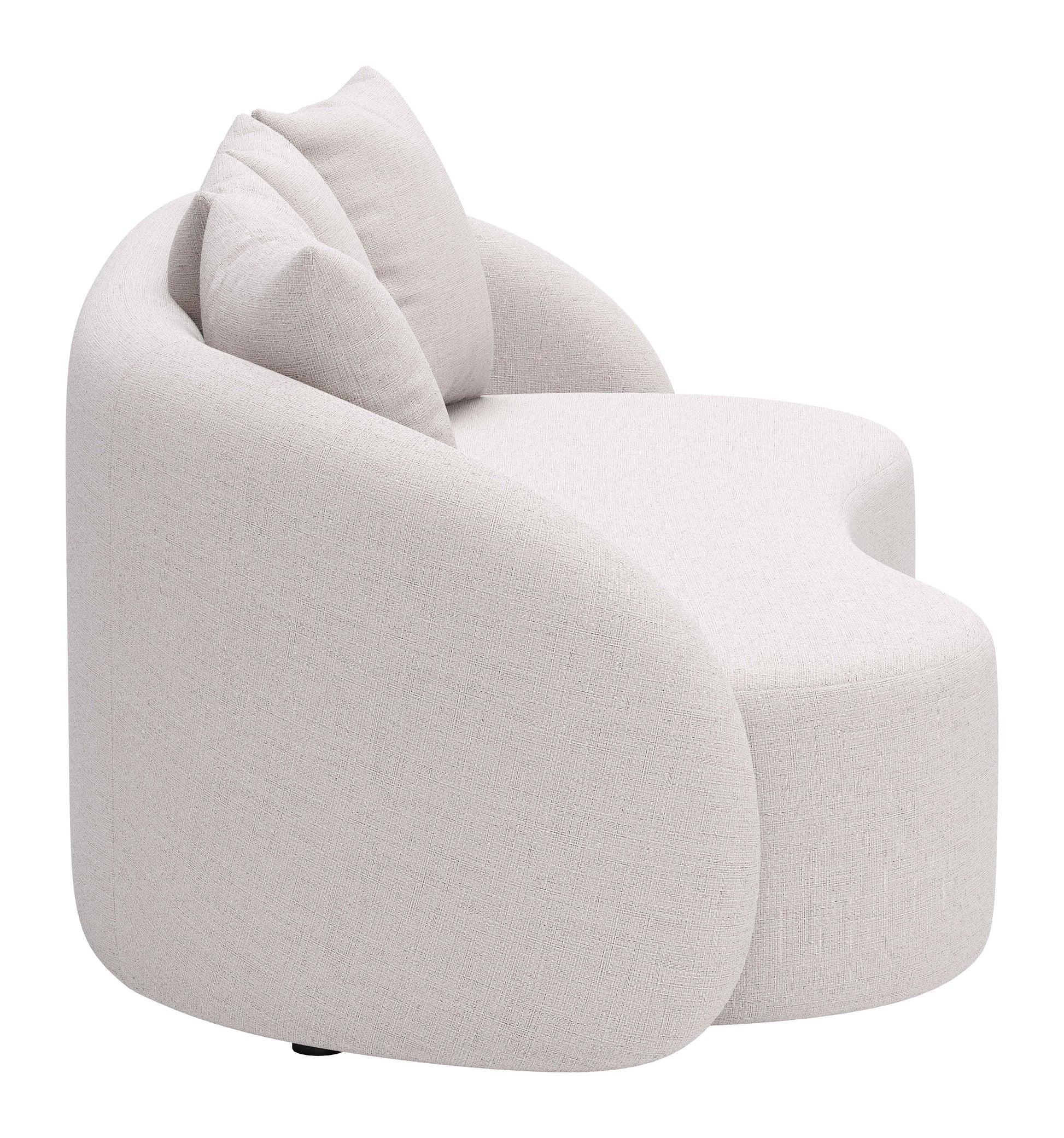 -ZUO-Sunny Isles Sofa Beige-Pangaea Patio