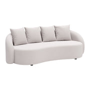 -ZUO-Sunny Isles Sofa Beige-Pangaea Patio