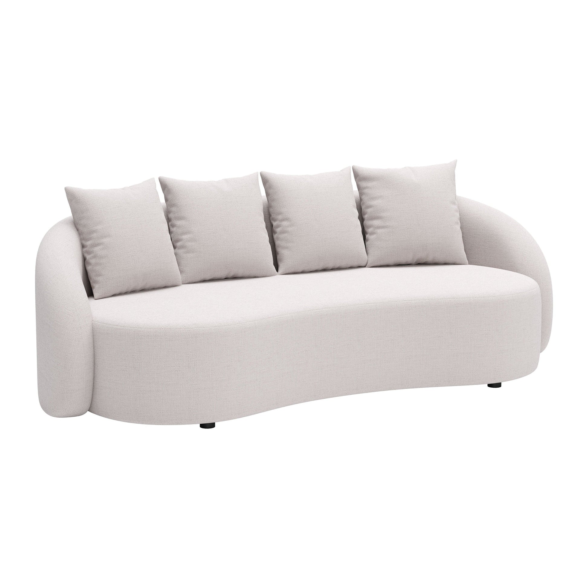 -ZUO-Sunny Isles Sofa Beige-Pangaea Patio