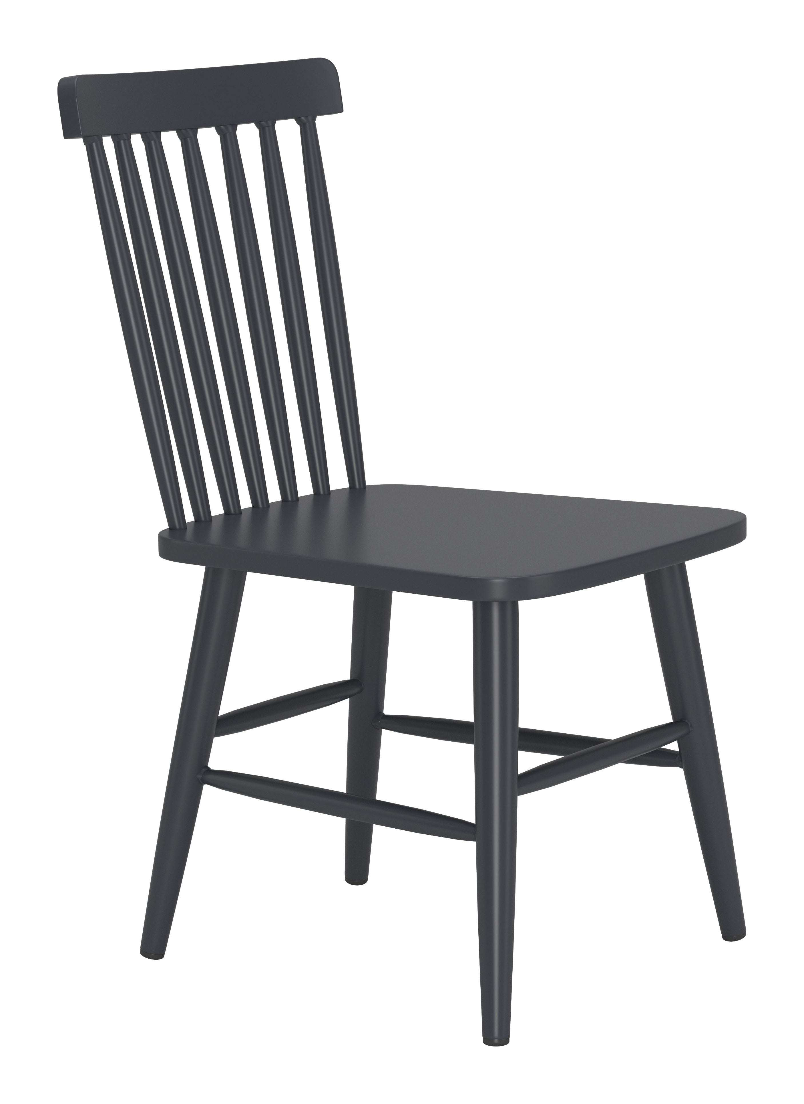 Z704085-ZUO-Zeilen Dining Chair (Set of 2)-Black-Pangaea Patio